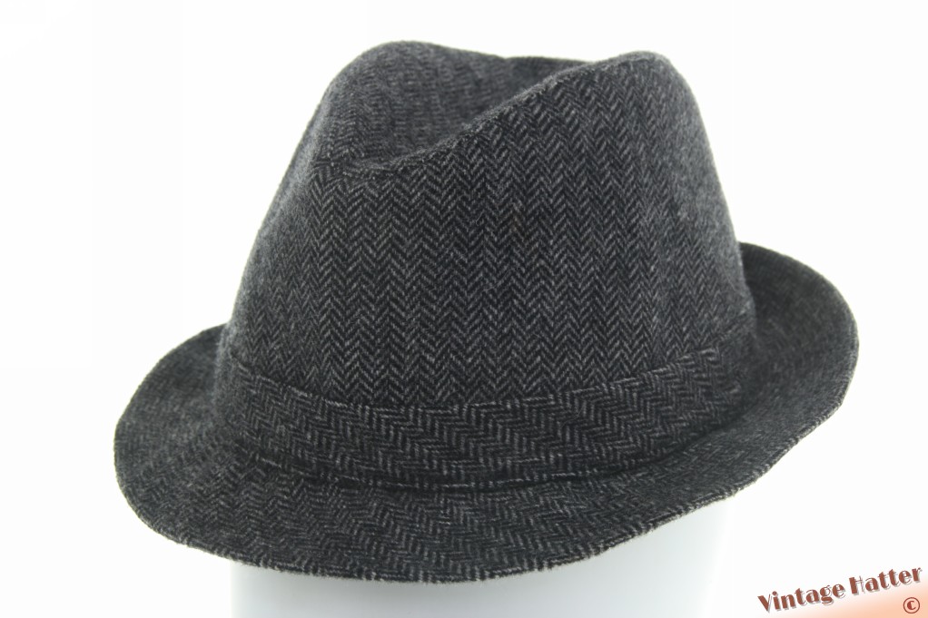 Vissershoed trilby Wegener grijs visgraat 56